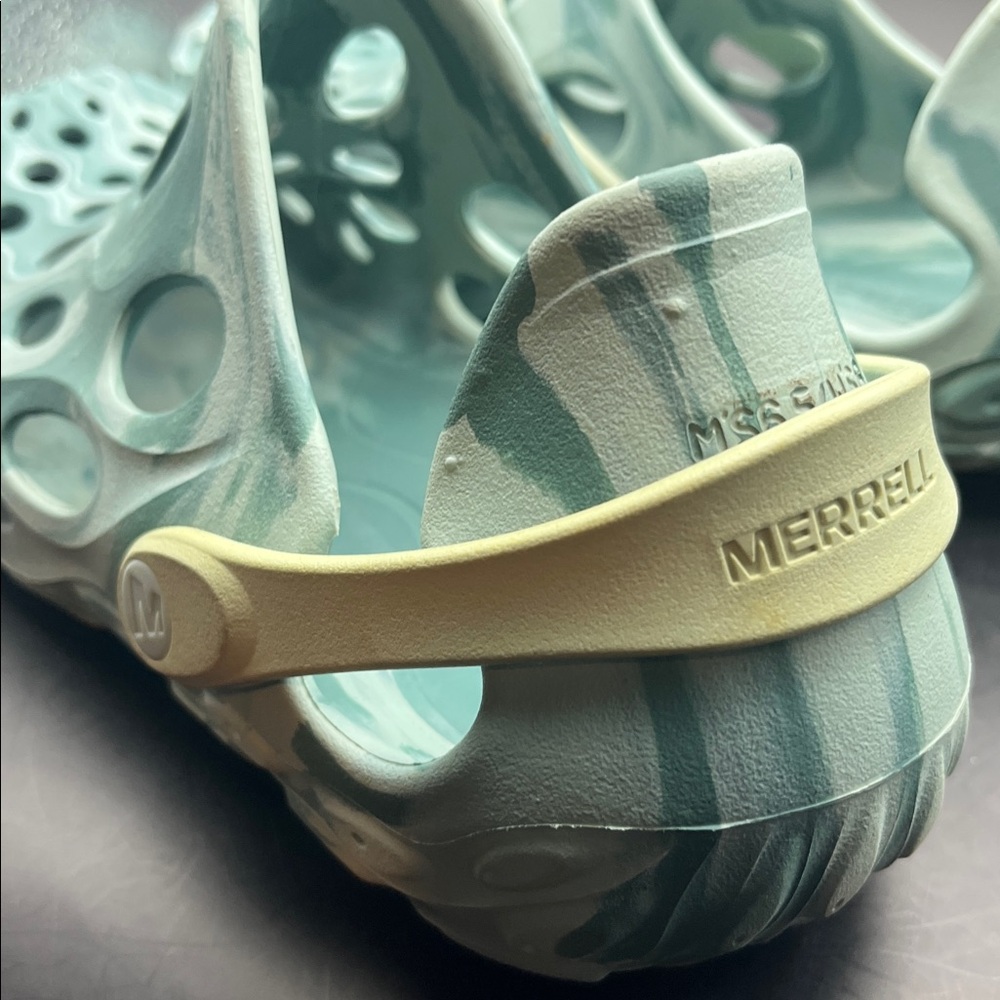 Merrell Hydro Moc Mens 6.5 Womens 8 Shoe Aqua Green Water Sandals Hiking Slip On - Picture 6 of 6